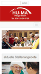 Mobile Screenshot of hu-ma.de